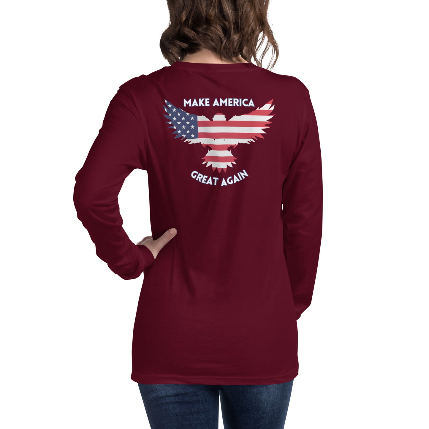 Unisex Eagle Long Sleeve Tee