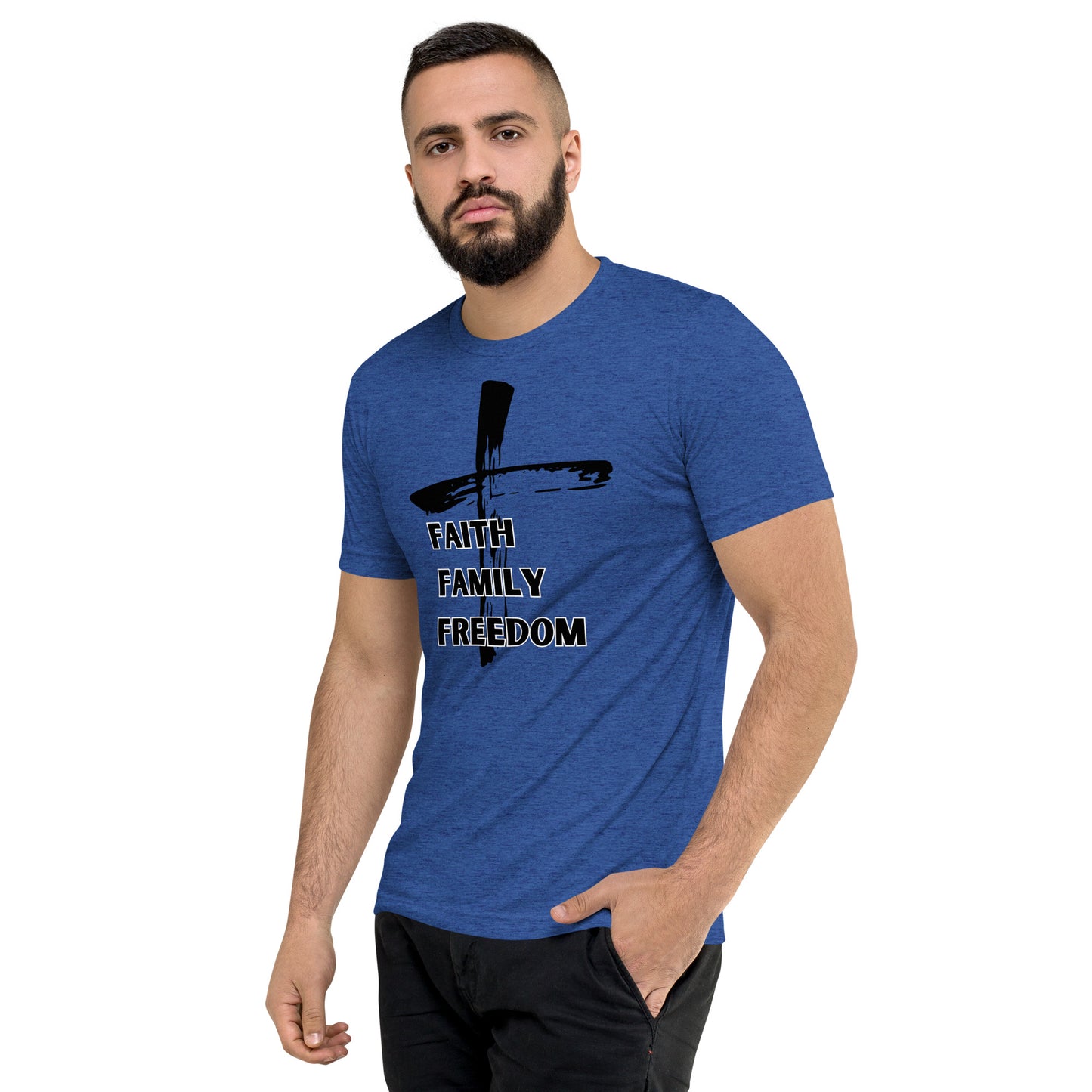 Unisex Faith, Family, Freedom Short Sleeve T-Shirt