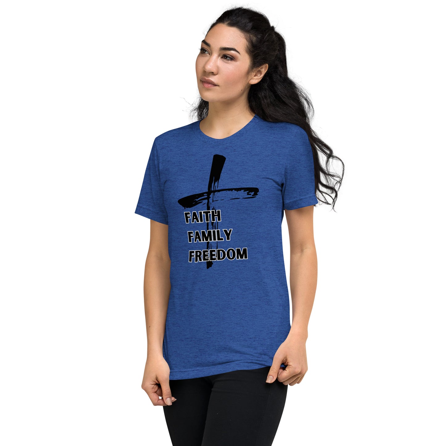 Unisex Faith, Family, Freedom Short Sleeve T-Shirt
