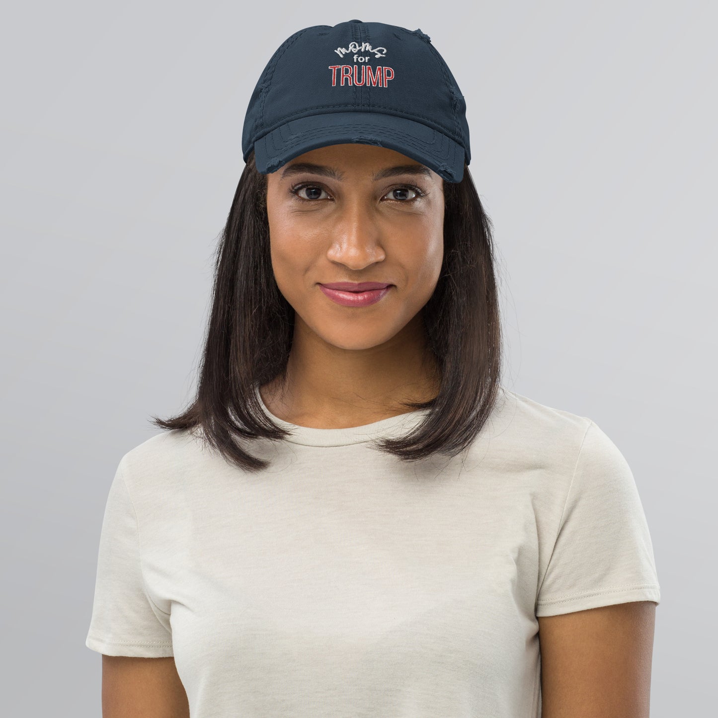 Moms for Trump Distressed Dad Hat