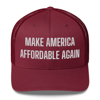 Make America Affordable Again Trucker Cap