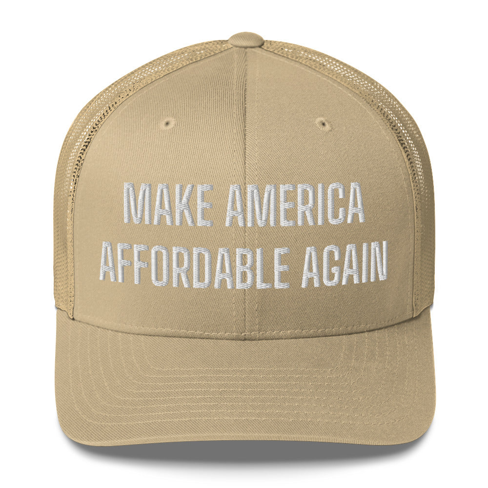 Make America Affordable Again Trucker Cap