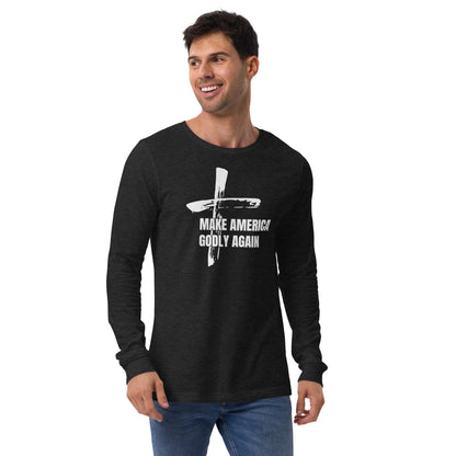 Unisex Make America Godly Again Long Sleeve Tee