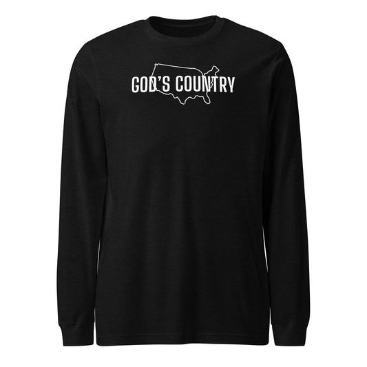 Unisex God's Country Long Sleeve T-Shirt