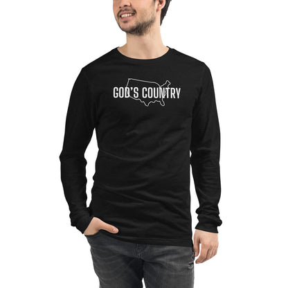 Unisex God's Country Long Sleeve T-Shirt