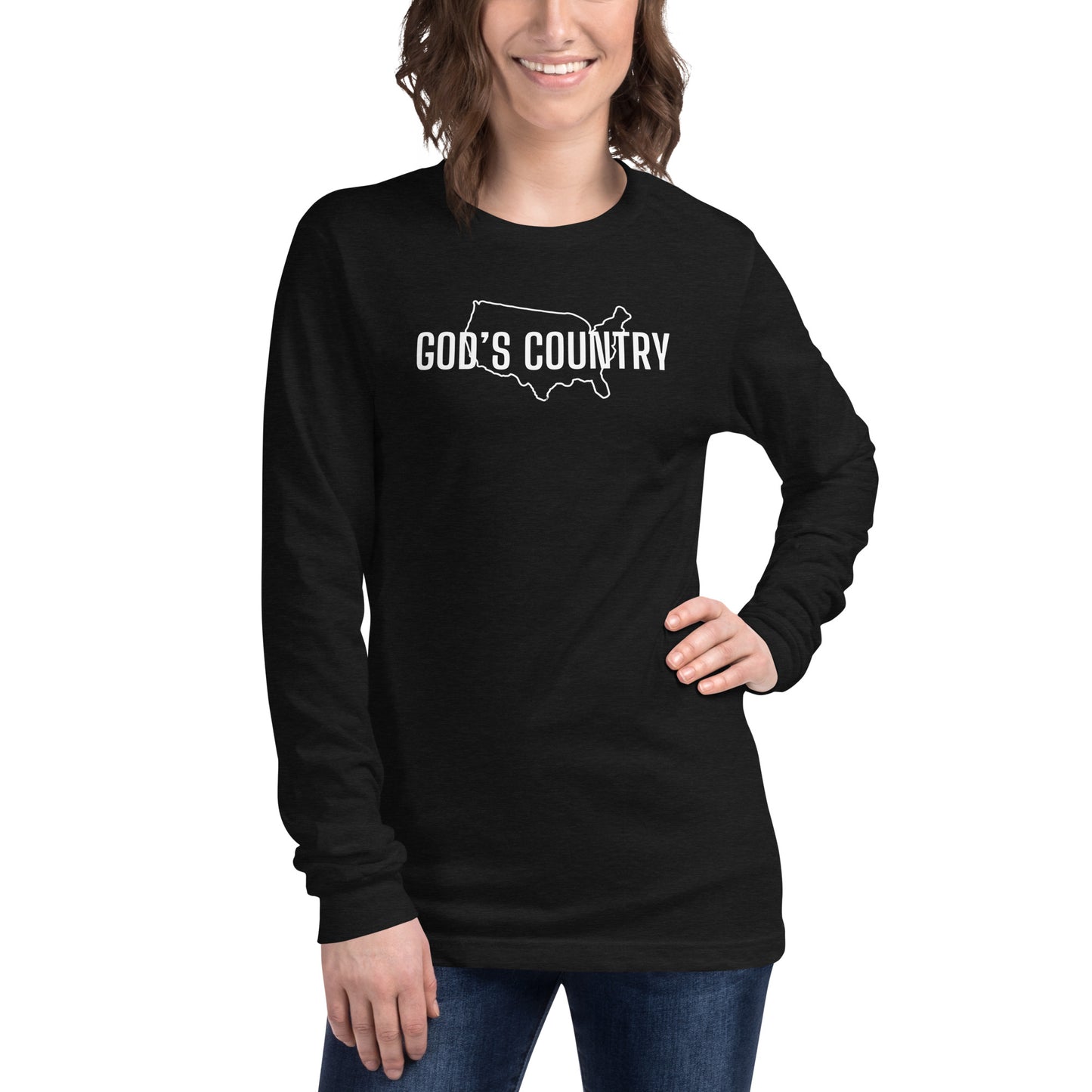 Unisex God's Country Long Sleeve T-Shirt