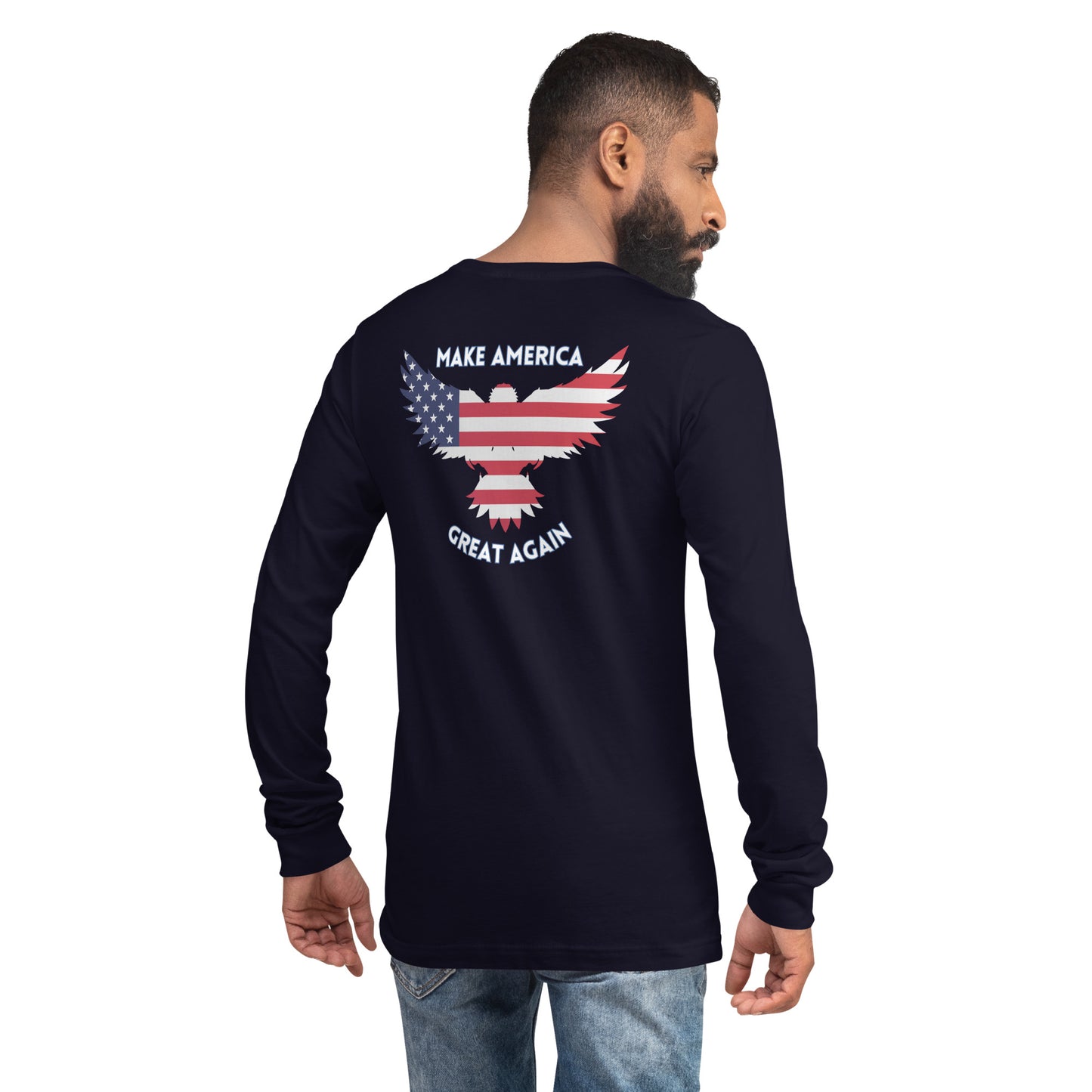 Unisex Eagle Long Sleeve Tee