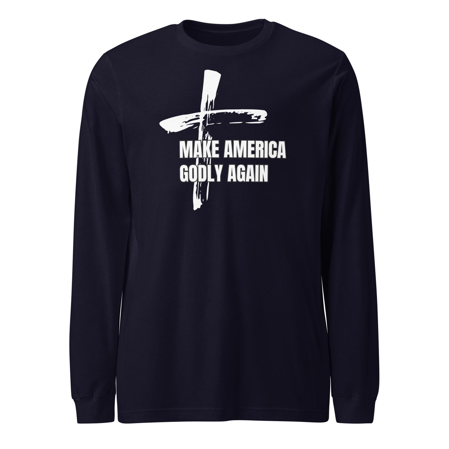 Unisex Make America Godly Again Long Sleeve Tee