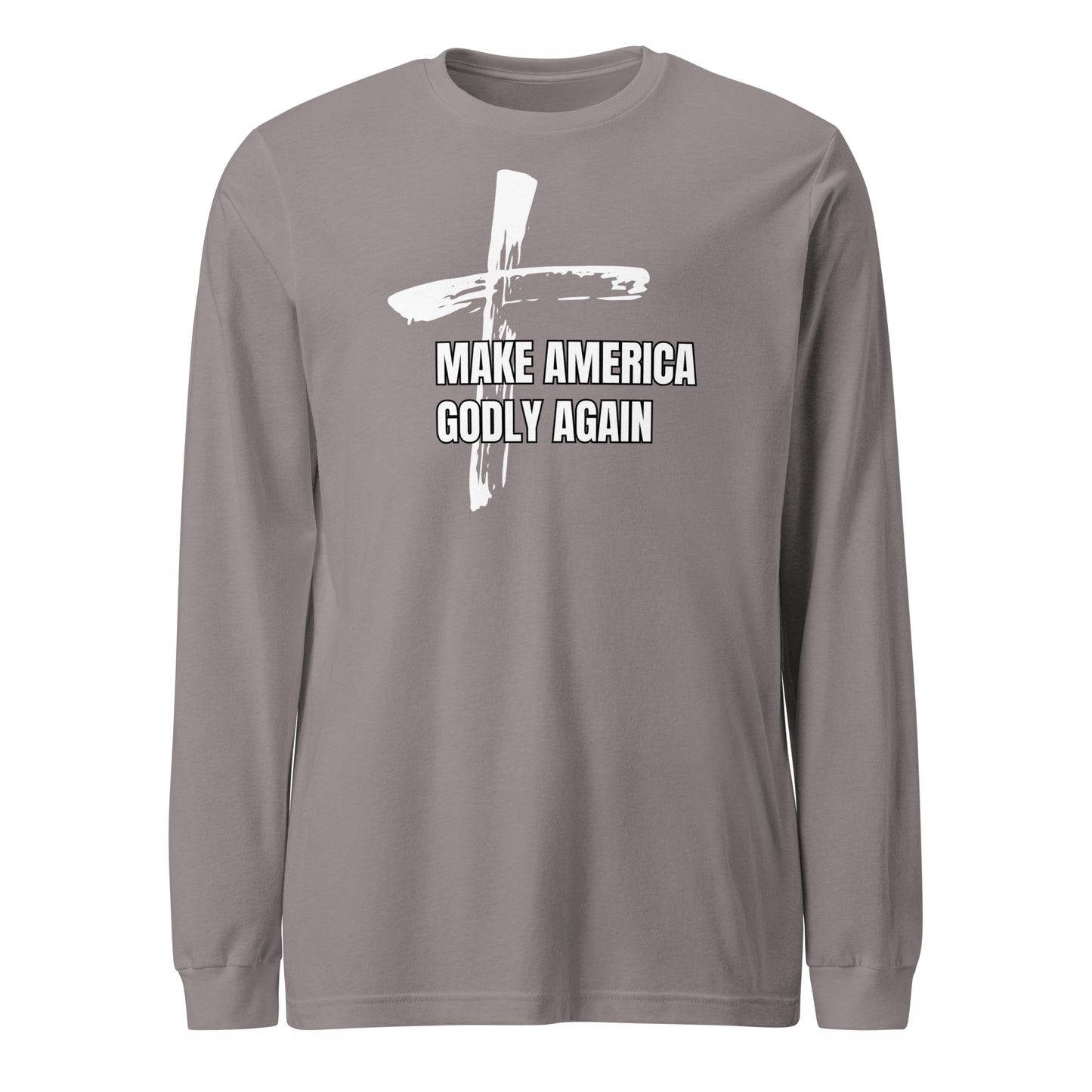 Unisex Make America Godly Again Long Sleeve Tee