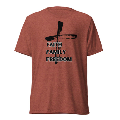 Unisex Faith, Family, Freedom Short Sleeve T-Shirt